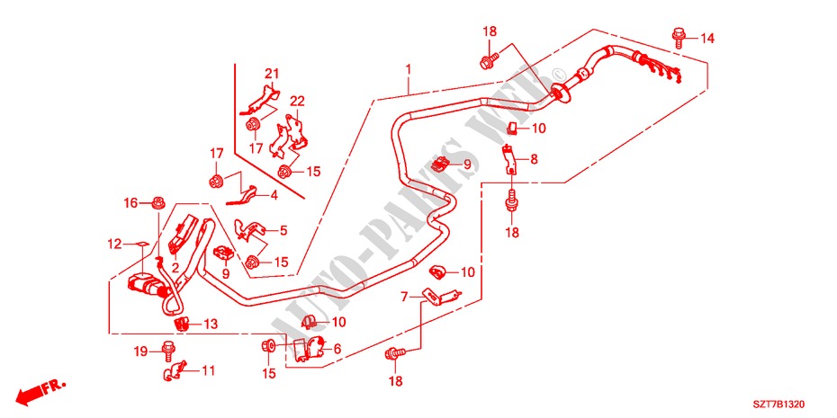 IMA HAUPTKABEL/STEUEZE für Honda CR-Z BASE 3 Türen 6 gang-Schaltgetriebe 2011