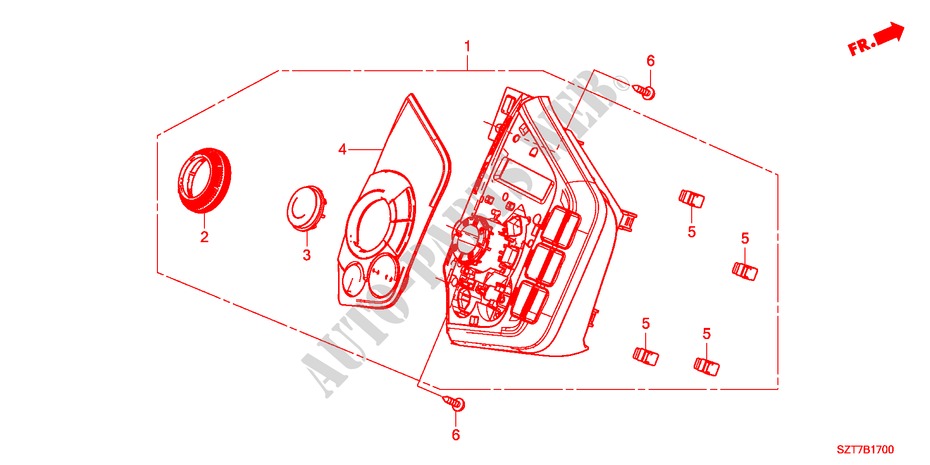 REGELUNG, AUTOM.         KLIMAANLAGE(LH) für Honda CR-Z BASE 3 Türen 6 gang-Schaltgetriebe 2011