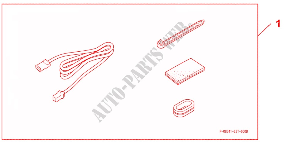 USB CORD für Honda CR-Z BASE 3 Türen 6 gang-Schaltgetriebe 2011