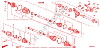 ANTRIEBSWELLE, VORNE/HALBWELLE(V6) für Honda ACCORD 3.5 LX 4 Türen 5 gang automatikgetriebe 2009