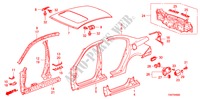 AUSSENBLECHE/TAFEL, HINTEN für Honda ACCORD 3.5 LX 4 Türen 5 gang automatikgetriebe 2009