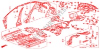 BODEN/INNENBLECHE für Honda ACCORD 3.5 EX 4 Türen 5 gang automatikgetriebe 2008