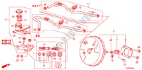 HAUPTBREMSZYLINDER/MASTER POWER für Honda ACCORD 3.5 LX 4 Türen 5 gang automatikgetriebe 2009
