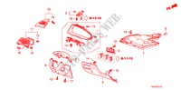 INSTRUMENTENBRETT(FAHRERSEITE) für Honda ACCORD 2.4 EX 4 Türen 5 gang automatikgetriebe 2009