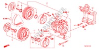 KLIMAANLAGE(KOMPRESSOR)(V6) für Honda ACCORD 3.5 EX 4 Türen 5 gang automatikgetriebe 2009