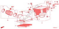 LUFTFILTER(V6) für Honda ACCORD 3.5 LX 4 Türen 5 gang automatikgetriebe 2011