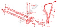 NOCKENWELLE/NOCKENWELLENKETTE(L4) für Honda ACCORD 2.4 EX 4 Türen 5 gang automatikgetriebe 2011