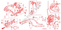 TUERSCHLOESSER, VORNE/AEUSSERER GRIFF für Honda ACCORD 3.5 EX 4 Türen 5 gang automatikgetriebe 2008