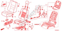 VORDERSITZ(R.) für Honda ACCORD 2.4 EX 4 Türen 5 gang automatikgetriebe 2011