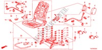 VORNE SITZKOMPONENTEN(R.)(MANUELLE SCHALTUNG,SITZ) für Honda ACCORD 2.4 LX 4 Türen 5 gang automatikgetriebe 2010