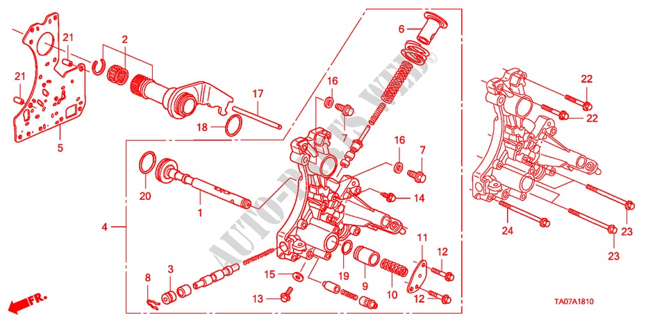 REGLERGEHAEUSE(V6) für Honda ACCORD 3.5 EX 4 Türen 5 gang automatikgetriebe 2011