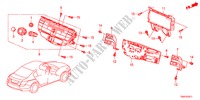 AUDIOEINHEIT(6CD) für Honda ACCORD 24EXI  SASO MIRROR 4 Türen 5 gang automatikgetriebe 2012