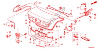 KOFFERRAUMDECKEL für Honda ACCORD 24EXI  SASO MIRROR 4 Türen 5 gang automatikgetriebe 2012