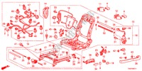 VORNE SITZKOMPONENTEN(L.)(VOLLE LEISTUNG, SITZ) für Honda ACCORD 35EXI  SASO MIRROR 4 Türen 5 gang automatikgetriebe 2012