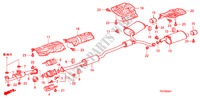 AUSPUFFROHR(V6) für Honda ACCORD V6 EX 2 Türen 5 gang automatikgetriebe 2011