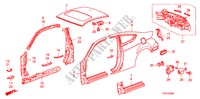 AUSSENBLECHE/TAFEL, HINTEN für Honda ACCORD V6 EXG 2 Türen 5 gang automatikgetriebe 2011
