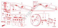 HAUPTBREMSZYLINDER/MASTER POWER für Honda ACCORD 2.4 EX 2 Türen 5 gang automatikgetriebe 2009