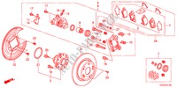 HINTERRADBREMSE für Honda ACCORD 2.4 EX 2 Türen 5 gang automatikgetriebe 2010