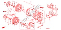 KLIMAANLAGE(KOMPRESSOR)(V6) für Honda ACCORD V6 EXG 2 Türen 5 gang automatikgetriebe 2009