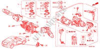 KOMBISCHALTER( '10) für Honda ACCORD 2.4 EX 2 Türen 5 gang automatikgetriebe 2009