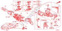 KOMBISCHALTER('11) für Honda ACCORD 2.4 EXG 2 Türen 5 gang automatikgetriebe 2011