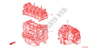 MOTOREINHEIT/GETRIEBE KOMPL.(L4) für Honda ACCORD 2.4 EX 2 Türen 5 gang automatikgetriebe 2010