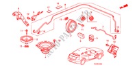 RADIOANTENNE/LAUTSPRECHER für Honda ACCORD 2.4 EXG 2 Türen 5 gang automatikgetriebe 2008