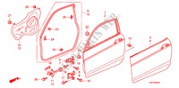 TUERTAFELN für Honda ACCORD 2.4 EXG 2 Türen 5 gang automatikgetriebe 2010