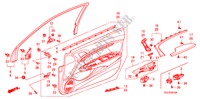 TUERVERKLEIDUNG für Honda ACCORD V6 EX 2 Türen 5 gang automatikgetriebe 2011