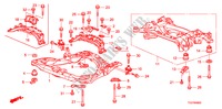 VORDERER HILFSRAHMEN/HINTERER TRAEGER für Honda ACCORD V6 EXG 2 Türen 5 gang automatikgetriebe 2011