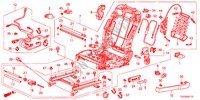 VORNE SITZKOMPONENTEN(L.)(LEISTUNGSHOEHE) für Honda ACCORD V6 EX 2 Türen 5 gang automatikgetriebe 2009