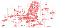VORNE SITZKOMPONENTEN(R.) für Honda ACCORD V6 EXG 2 Türen 5 gang automatikgetriebe 2009