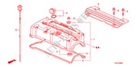 ZYLINDERKOPFDECKEL(L4) für Honda ACCORD 2.4 EX 2 Türen 5 gang automatikgetriebe 2009