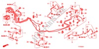 BREMSLEITUNG/SCHLAUCH(RH) (VSA) für Honda JAZZ 1.2 SE   TEMP TIRE 5 Türen 5 gang-Schaltgetriebe 2009