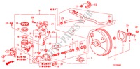 HAUPTBREMSZYLINDER/ MASTER POWER(LH) (1) für Honda JAZZ 1.4 LS 5 Türen 5 gang-Schaltgetriebe 2009