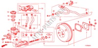 HAUPTBREMSZYLINDER/ MASTER POWER(LH) (2) für Honda JAZZ 1.2 LSE 5 Türen 5 gang-Schaltgetriebe 2009