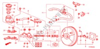 HAUPTBREMSZYLINDER/ MASTER POWER(RH) (1) für Honda JAZZ 1.4 EXCL TEMP TIRE 5 Türen Intelligent Schaltgetriebe 2009