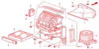 HEIZGEBLAESE(RH) für Honda JAZZ 1.4 EX 5 Türen Intelligent Schaltgetriebe 2009