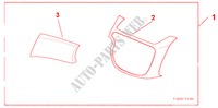 INTERIOR LH CTR PANEL & UPR BOX LID PANEL DESIGN A für Honda JAZZ 1.4 LS 5 Türen 5 gang-Schaltgetriebe 2009