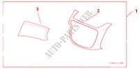 INTERIOR LH CTR PANEL & UPR BOX LID PANEL DESIGN B für Honda JAZZ 1.4 LS 5 Türen 5 gang-Schaltgetriebe 2009