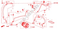 KLIMAANLAGE (SCHLAEUCHE/LEITUNGEN) (LH) für Honda JAZZ 1.4 LS 5 Türen 5 gang-Schaltgetriebe 2009