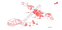 KOMBISCHALTER für Honda JAZZ 1.4 LS 5 Türen 5 gang-Schaltgetriebe 2009