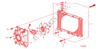 KUEHLER(T.RAD) für Honda JAZZ 1.4 LS 5 Türen 5 gang-Schaltgetriebe 2009