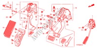 PEDAL(RH) für Honda JAZZ 1.2 SE   TEMP TIRE 5 Türen 5 gang-Schaltgetriebe 2009