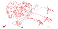 SCHALTGABEL/SCHALTHEBELHALTERUNG (I SHIFT) für Honda JAZZ 1.4 LSS  TEMP TIRE 5 Türen Intelligent Schaltgetriebe 2009