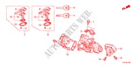 SCHLIESSZYLINDER KOMPONENTEN für Honda JAZZ 1.4 LS 5 Türen 5 gang-Schaltgetriebe 2009