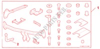 TRAILER HITCH FIXED TYPE für Honda JAZZ 1.4 LS 5 Türen 5 gang-Schaltgetriebe 2009