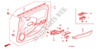 TUERVERKLEIDUNG, VORNE(LH) für Honda JAZZ 1.4 LS 5 Türen 5 gang-Schaltgetriebe 2009