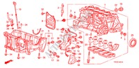 ZYLINDERBLOCK/OELWANNE (1.5L) für Honda JAZZ 1.5 EXT 5 Türen 5 gang automatikgetriebe 2009