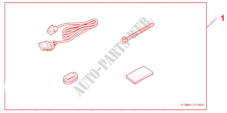 HDD NAVI IPOD CORD für Honda JAZZ 1.4 COMF TEMP TIRE 5 Türen 5 gang-Schaltgetriebe 2009